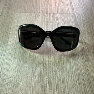quay australia current mood black oversized wrap around square shield sunglasses